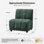 Ensemble de salon modulaire chenille 6 pièces 84 po Shalon-1494852843
