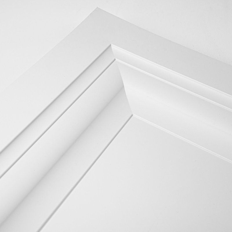 Tuile de plafond 2 pi x 2 pi, carreau de plafond imperméable en PVC, paquet de 12 (48 pieds carrés / caisse), Blanc