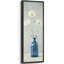 «White Poppies in Blue Glass Bottle Still Life», reproduction d'art sur toile encadrée-267421945-267421894