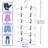 USTECH Skirt Hanger-6 Tier, Metal, Non-Slip Clothing Hanger, Closet Organizer, Pack of 1