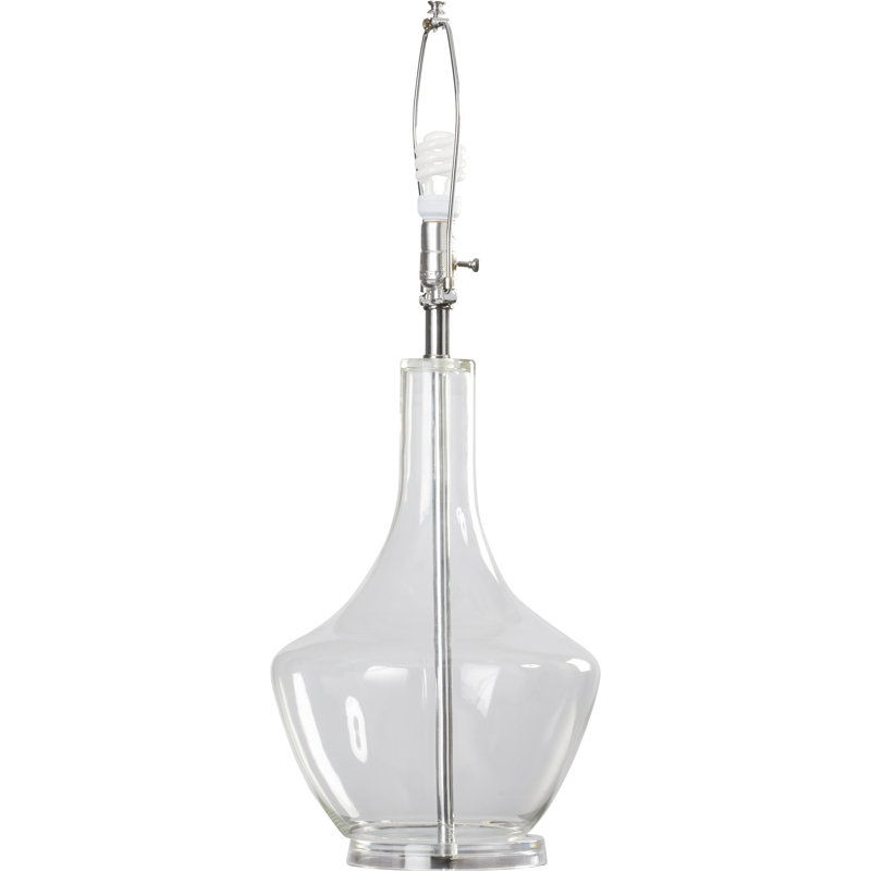 Barrington Glass Table Lamp, Clear