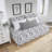 Laura Ashley Amberley Cotton Black 4 Piece Daybed Cover Set