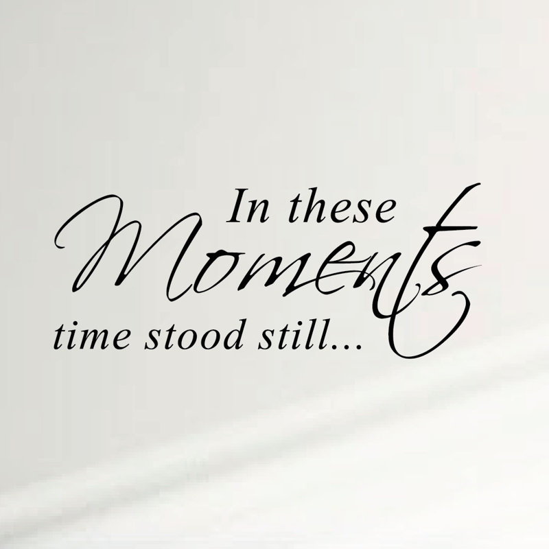 Matte Black Inspirational Nursery Wall Decal Quote