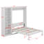 Lit escamotable mural avec tablettes Murphy-606667206