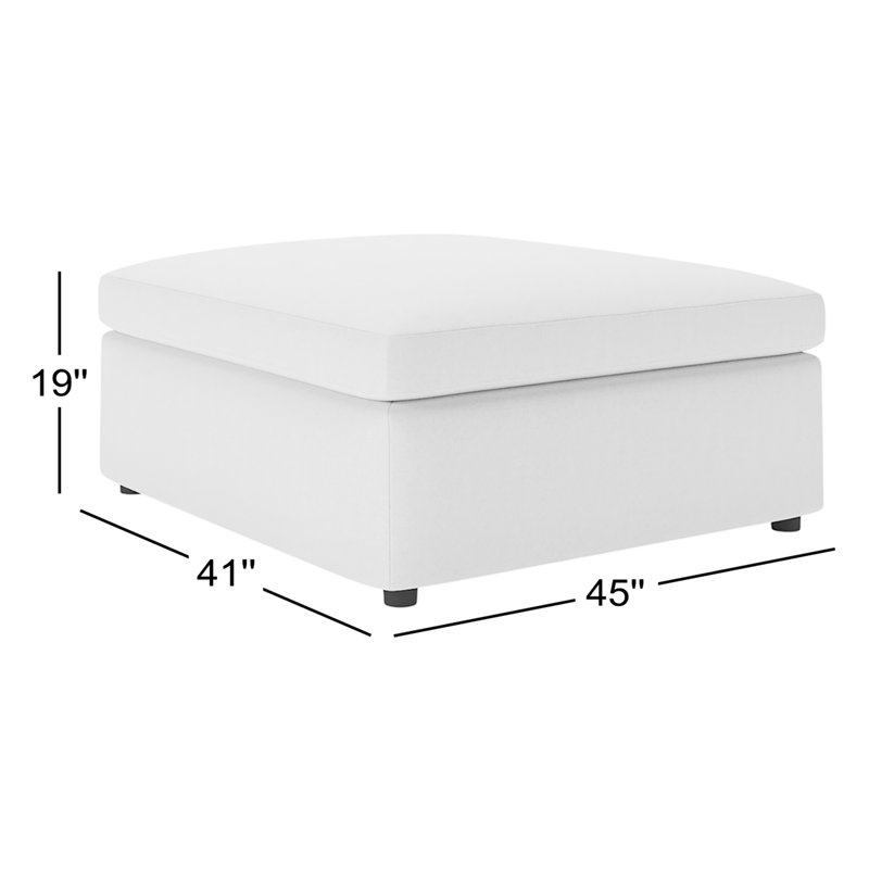 Repose-pieds modulaire et demi Essex, Beige Macarena