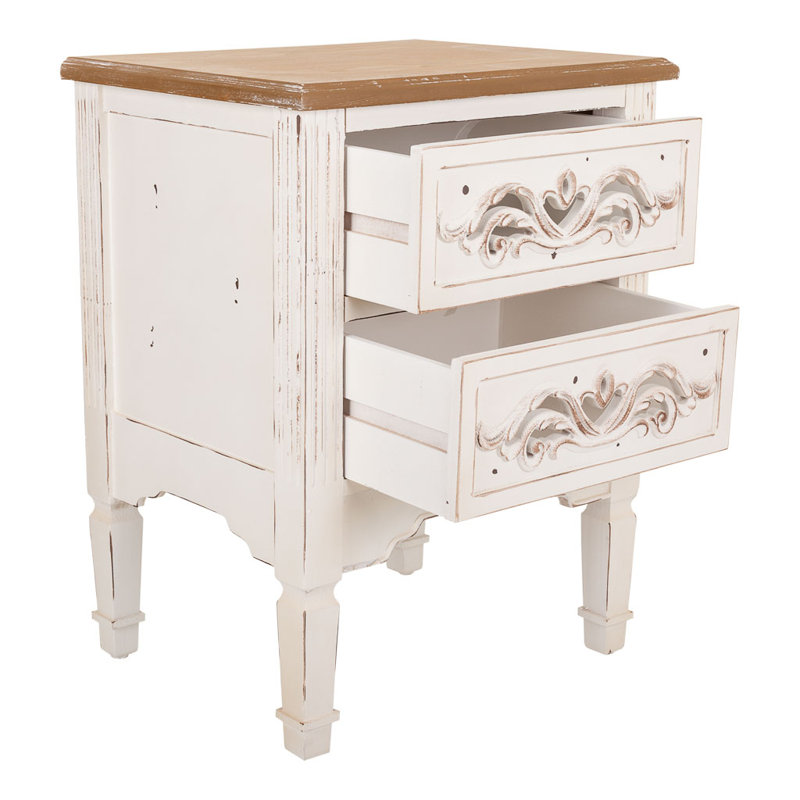 Alphard 48cm W Bedside Table