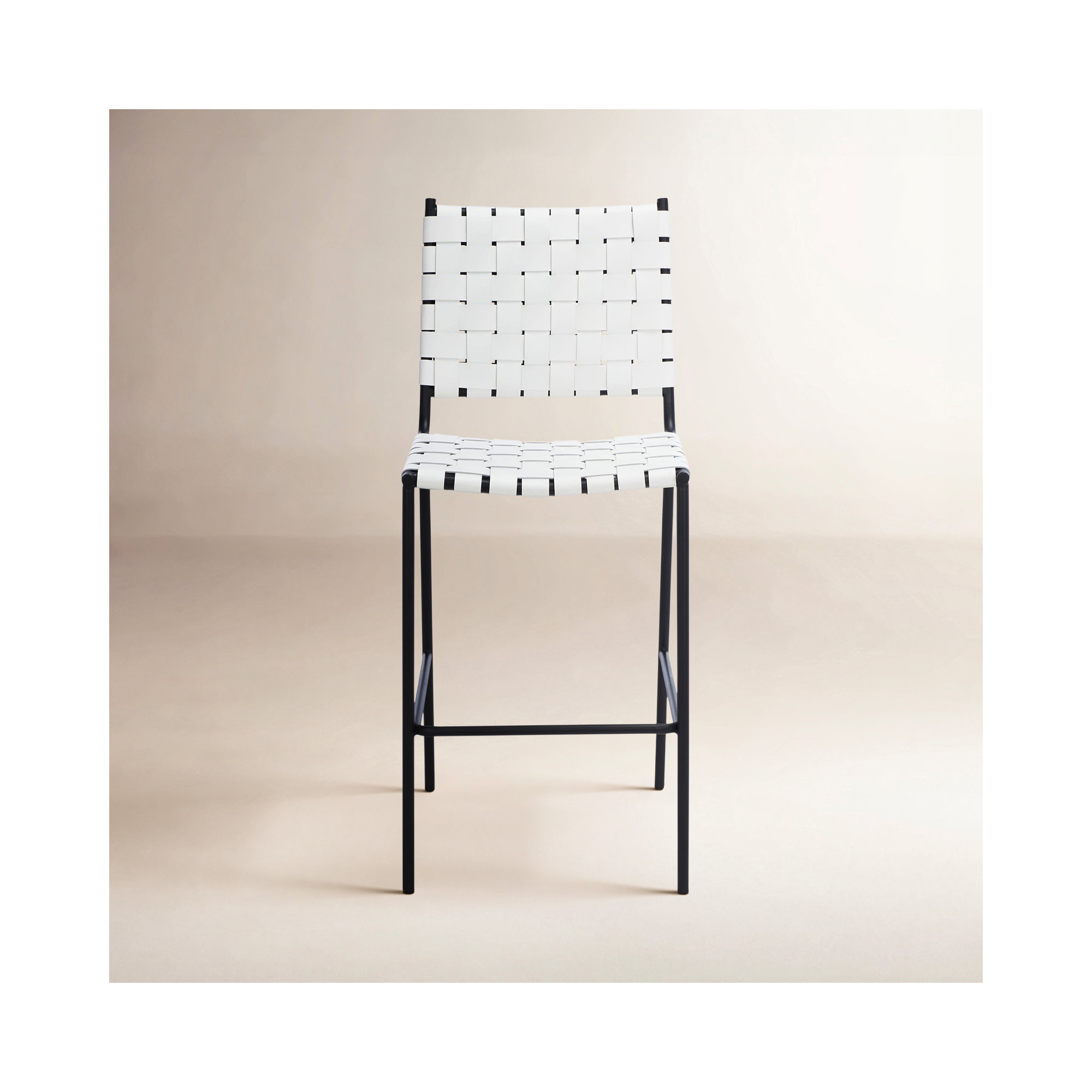 Ryland 26" Counter Stool, Black, White