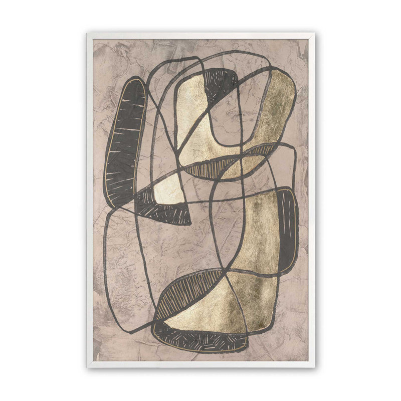 «Interaction II» par June Erica Vess, reproduction d'art sur toile, H 40 po x l 30 po, Blanc