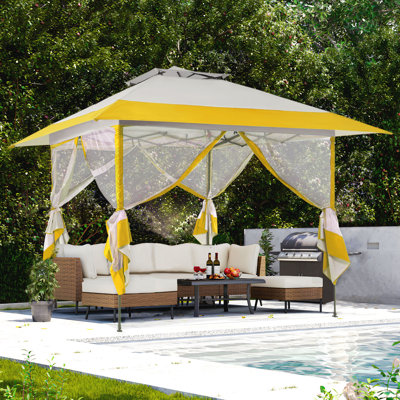 156 Ft. W x 156 Ft. D Metal Pop-Up Canopy