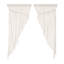 Layden 100% Cotton Semi Sheer Curtain Pair