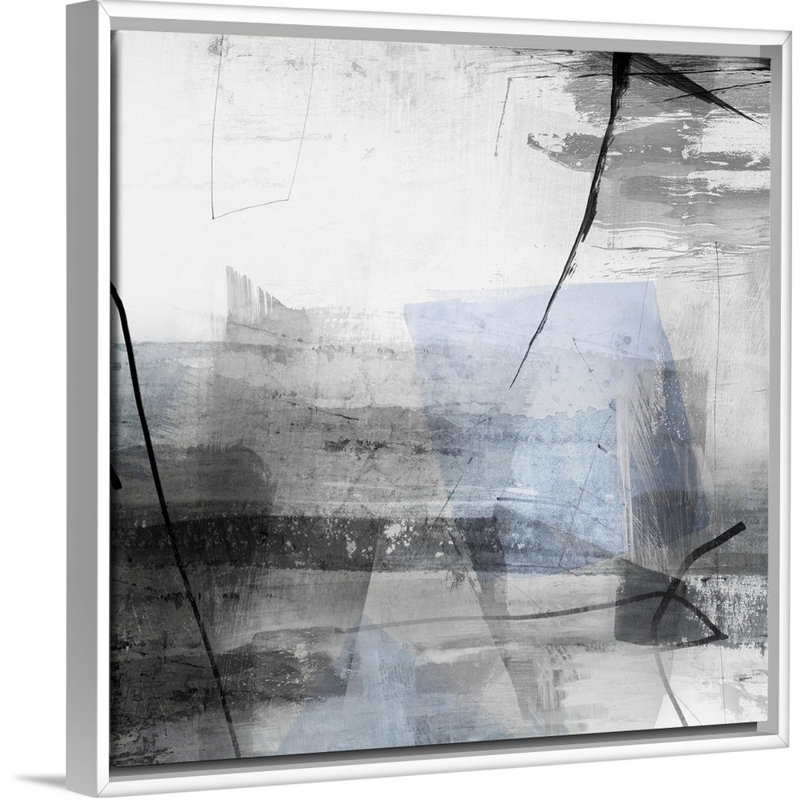 Reproduction d’art sur toile, "mise à la terre" par PI studio, Cadre blanc, H 22 po x l 22 po x P 1,75 po