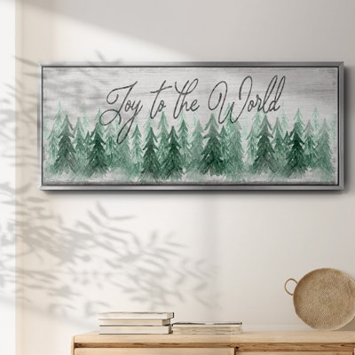 Joy to the World- Framed Canvas
