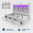 Daybed With Led Headboard, Usb Charging Station And 3 Storage Drawers, Rustic Farmhouse Style-1385019038