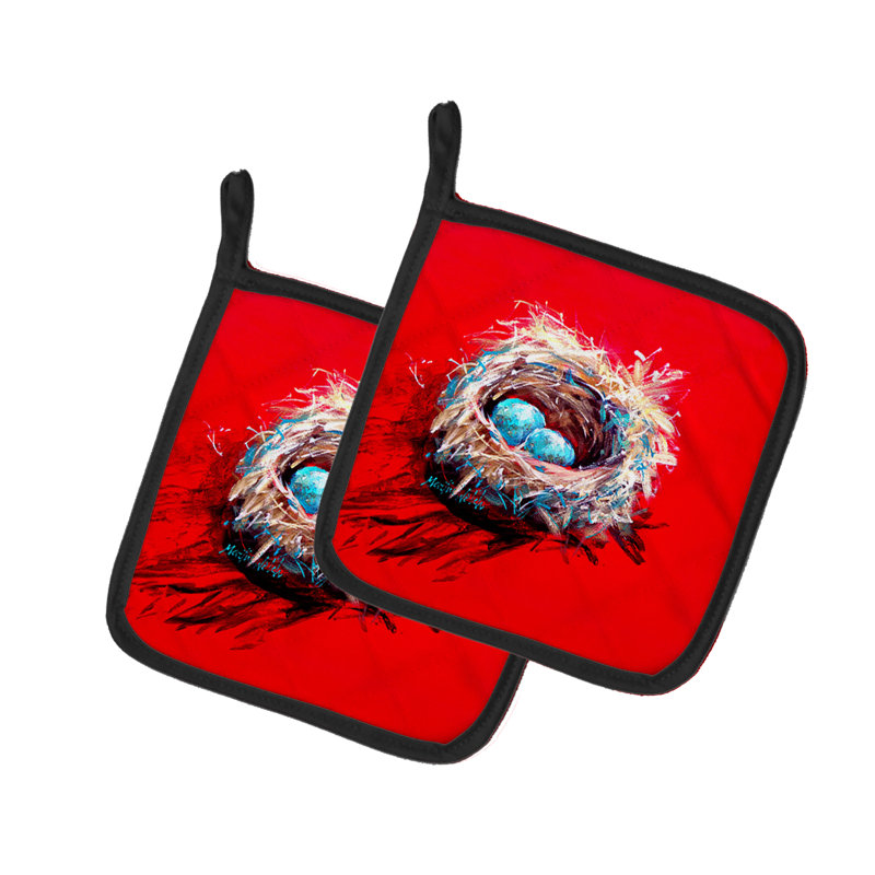 Caroline's Treasures Martin Welch New Artwork Polyester Potholder Set