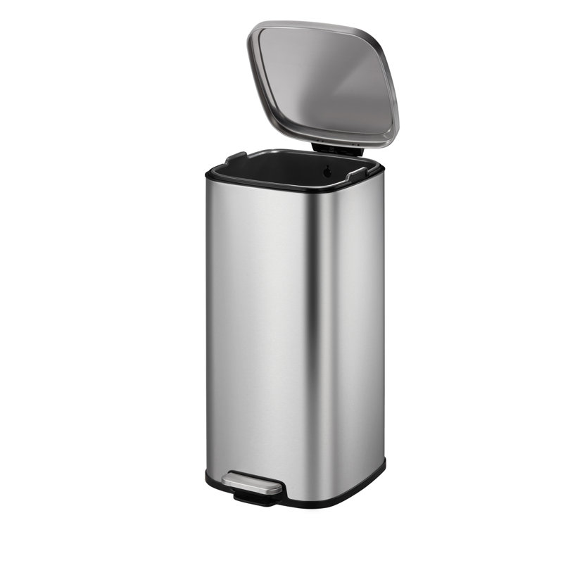 Stella Stainless Steel 30 Litre Step On Recycling Bin, Stainless Steel