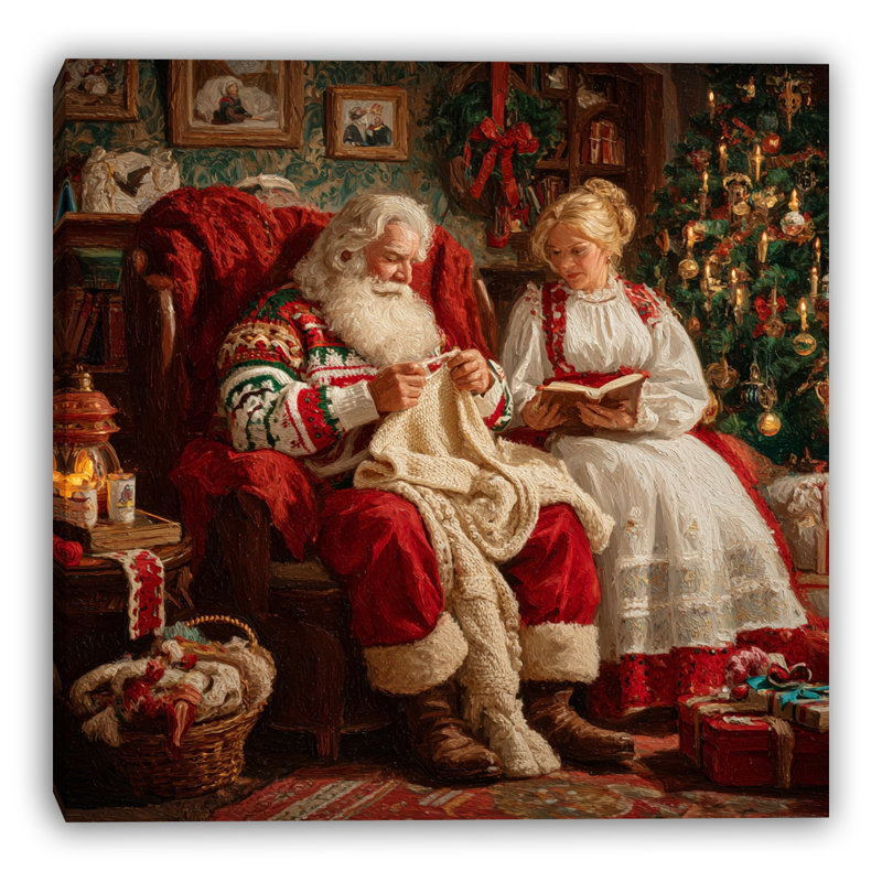 Fireside tricot avec toile tendue
