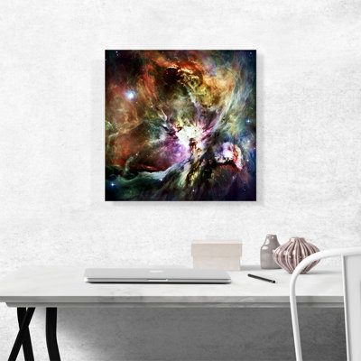 «Colorful Orion Nebula Hubble Telescope NASA», reproduction de photo sur toile tendue