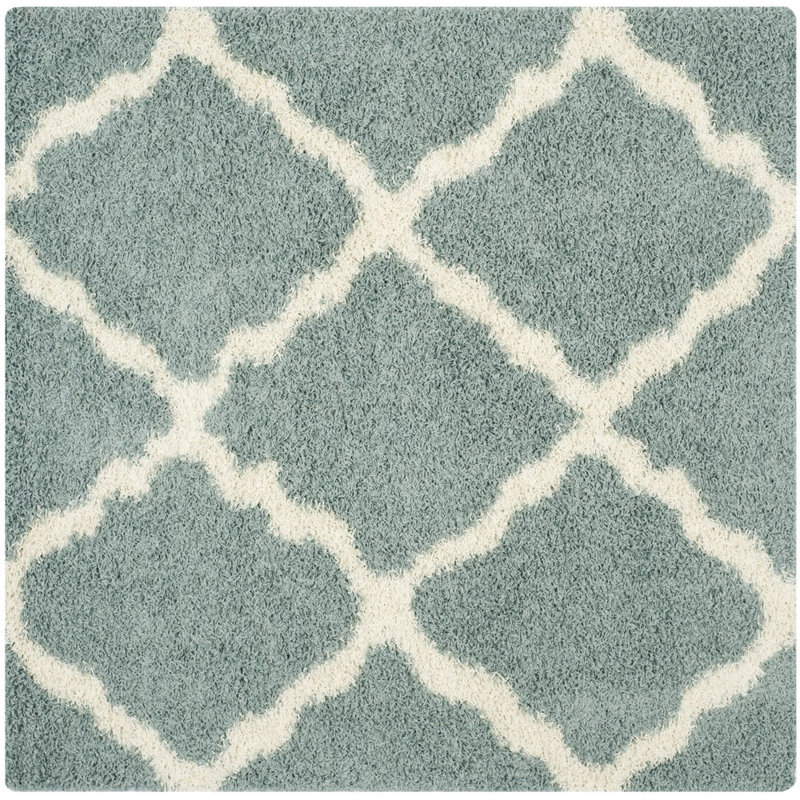 Wigley Sgd-Dallas Shag Performance Geometric Rug, Runner 2'3" x 14'