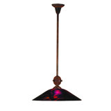 Deco Ball Cabernet Swirl 1 - Light Pendant