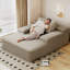 Chaise longue rembourrée en velours côtelé-1414514814