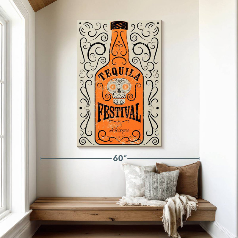 Yarlin Tequila Bottle, 48" H x 32" W