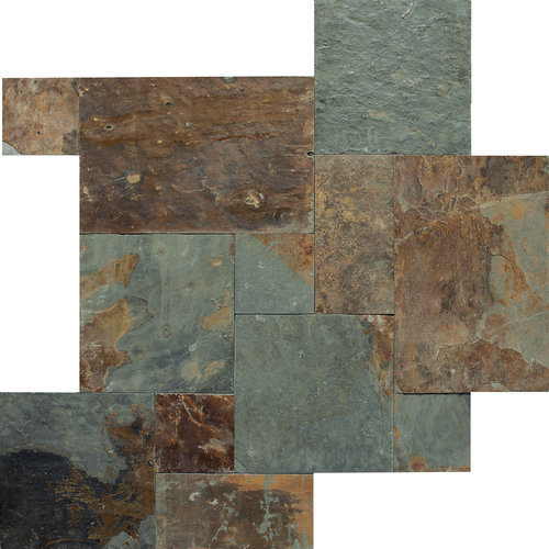 Daltile Natural Stone Slate Collection Versailles Pattern Floor & Wall Tile (15.75 SQFT Per Carton)