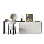 Coiffeuse avec miroir lumineux, 6 tiroirs, 1 chaise