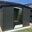 Salford 10 ft. W x 7 ft. D Metal Garden Shed