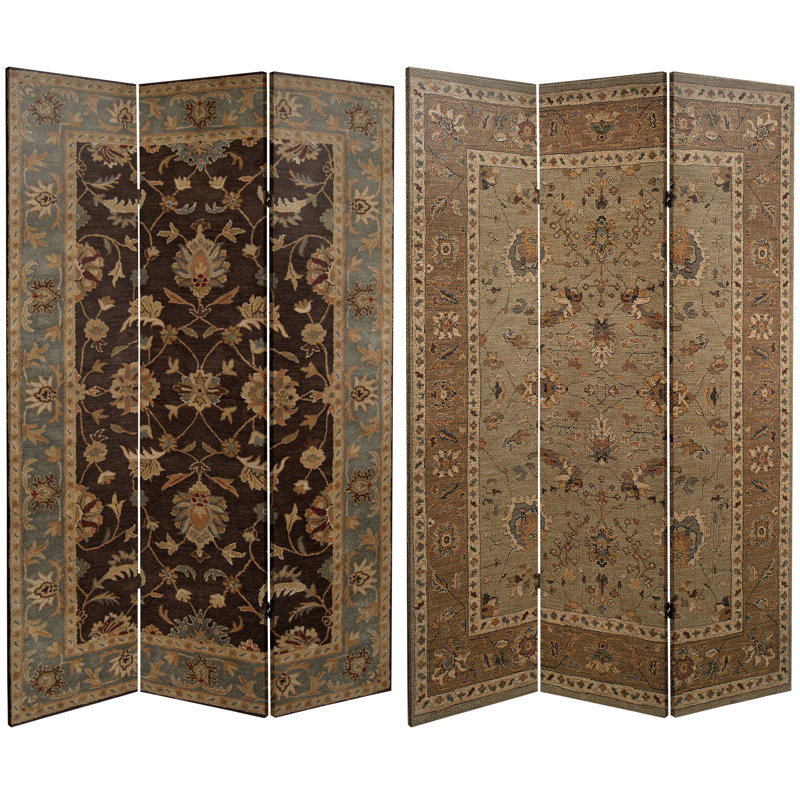 47.25'' 3 - Panel Folding Room Divider, Victorian