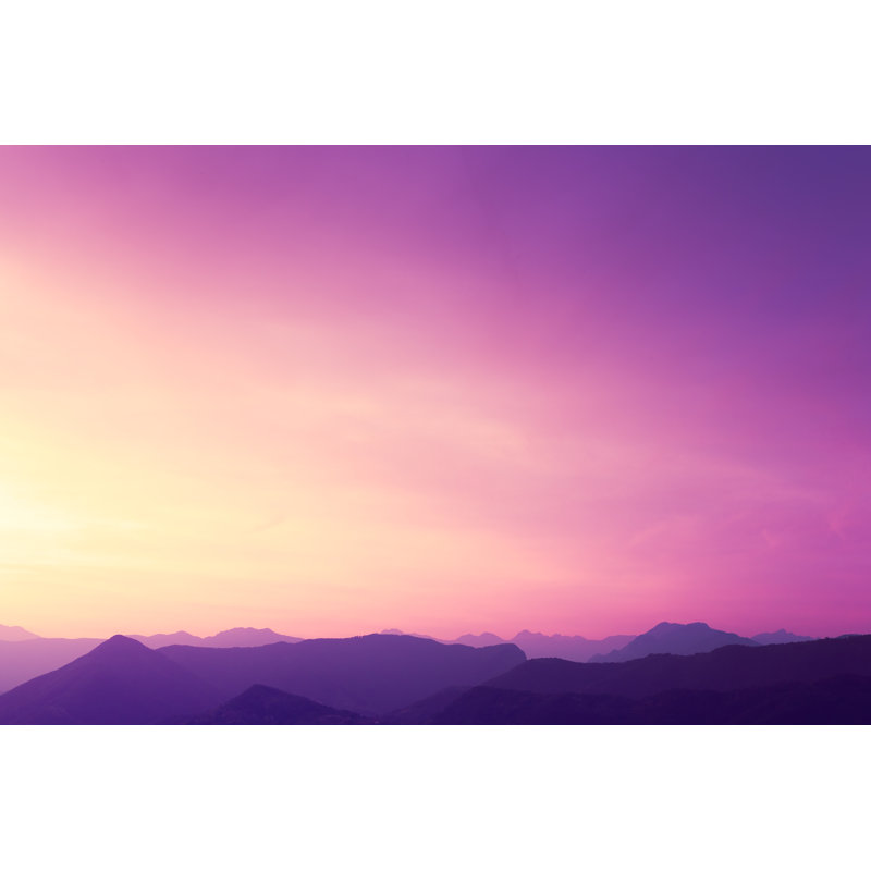 Misty Mountain Range by NoSystem Images - Print, 81cm H x 122cm W