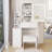 Versatile Compact Vanity Table with Advanced LED Mirror and Spacious Storage