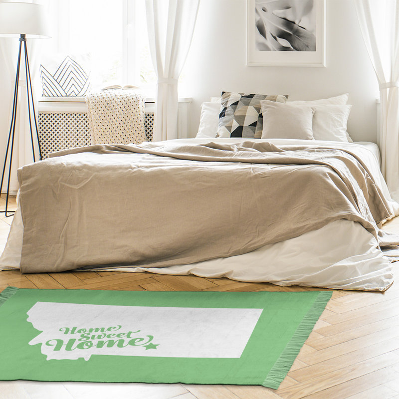 Tapis vert "home billings"