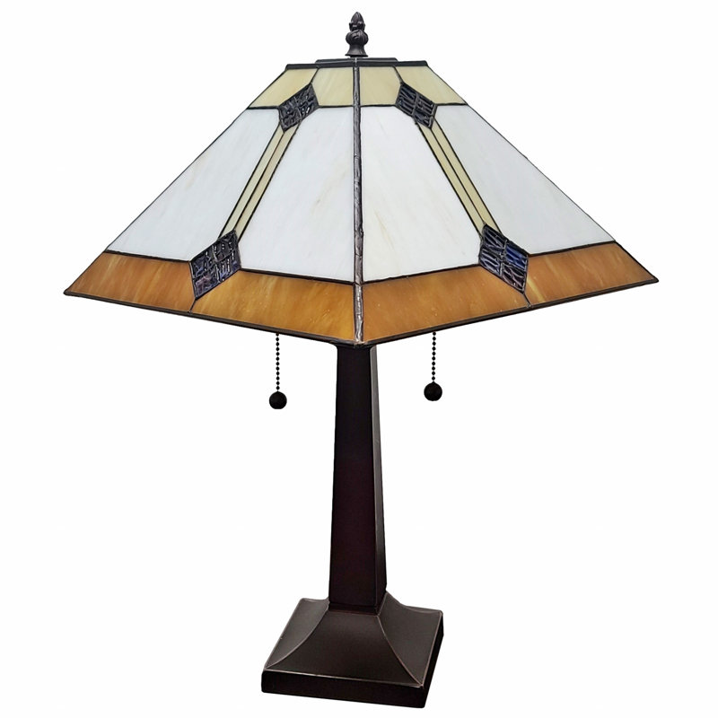 Jahn Metal Table Lamp, 21" H x 18" W x 10" D