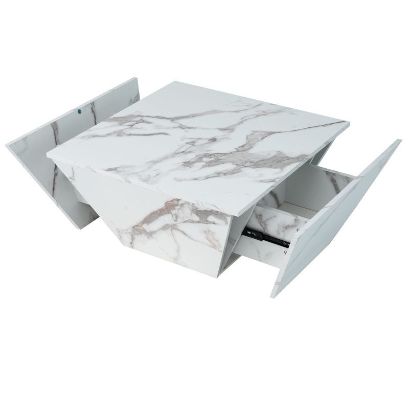 Ardjan Pedestal Coffee Table with Storage