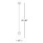 Mini-luminaire suspendu 1 lumière Jeffery-259921491