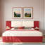 Lit plateforme tapissier avec tablettes-76383253-76383254