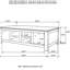 Table basse Salishan Natural Sapele