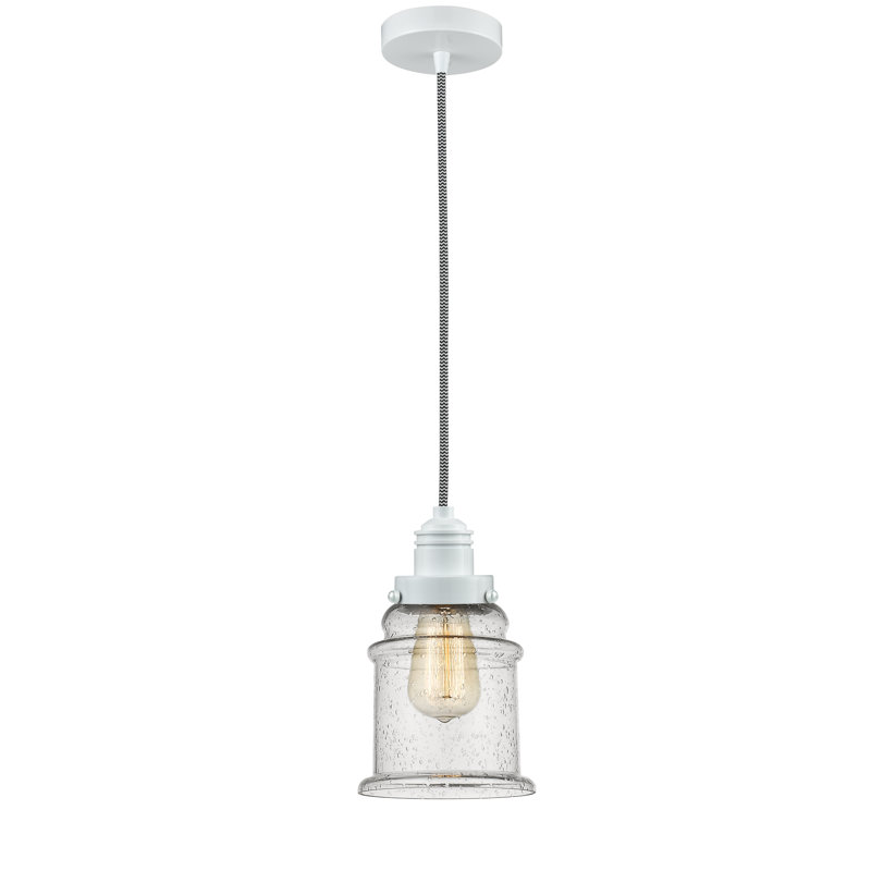 Cecil 1 - Light Single Pendant, White