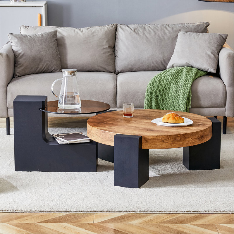 The Detachable Double-Decker Coffee Table, The Stylish Design Is More Precious, And The Detachable Design Can Make The Use Of Space More Flexible And Suitable For Various Scenes.