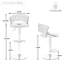 Christal Height Adjustable Swivel Bar Stool-1824469460-1824469456
