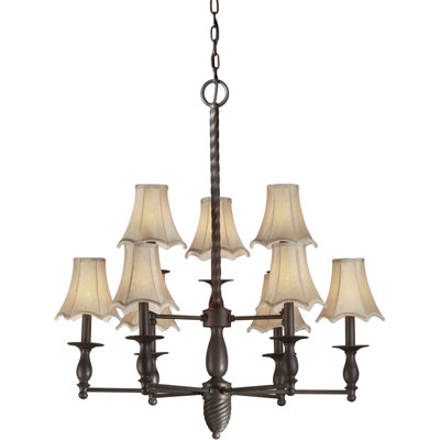 Laurene 9 - Light Tiered Chandelier