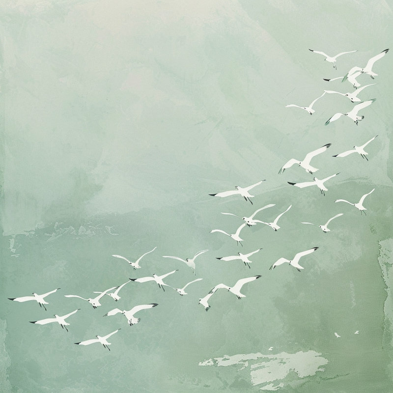 «Gentle Wings Bird», art mural sur toile tendue, L 30 po x H 30 po x P 1,5 po