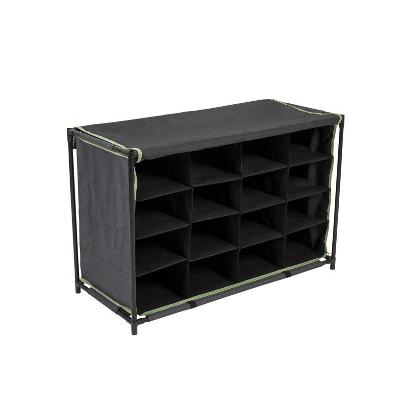 Sollars 16 Pair Shoe Storage Cabinet