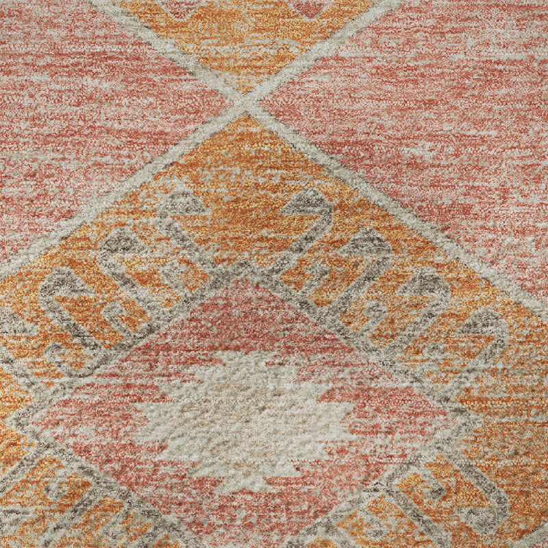 Tapis de qualité supérieure Mayfield AMF1857 Aztec lavable à la machine, Rectangulaire 3 pi x 5 pi