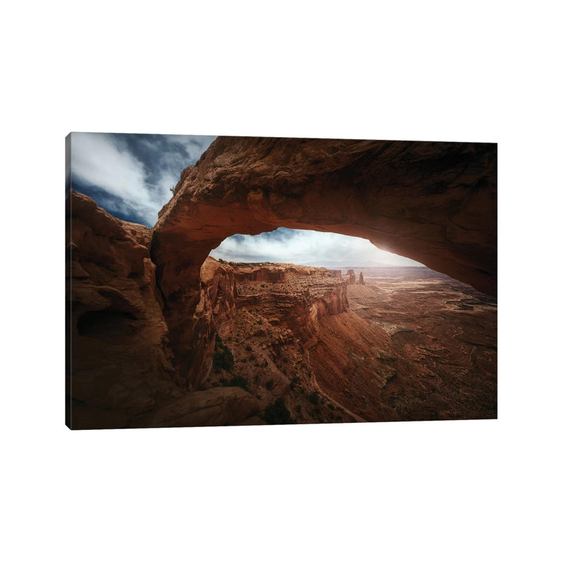 Mesa Arch by Juan Pablo de Miguel - 1 Piece Wall Art on Canvas, 20.32cm H x 30.48cm W x 1.9cm D, Wrapped Canvas