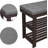 6 Pair Shoe Storage Bench