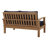 Modway Pier Teak Wood Outdoor Patio 8-piece Sofa Set-617242901
