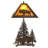 21" High Buffalo W/Lighted Base Table Lamp