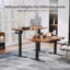 T-Shape Electric Standing Desk With Monitor Stand Memory Smart Pannel Home Office Desk-1866716010-1863421111-1866716009