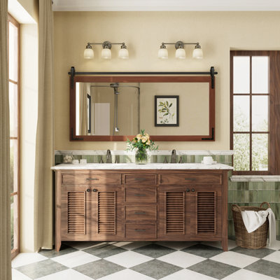 Miroir mural Amara Rustic Farmhouse